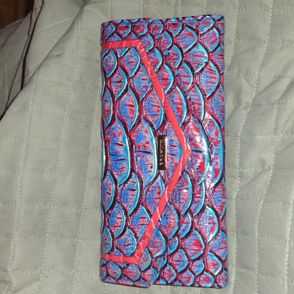 Brahmin Blue Vista Vanzant Veronica Wallet. Like new
